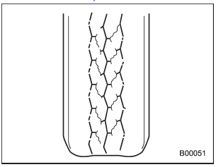 Rolling resistance is high, so fuel consumption