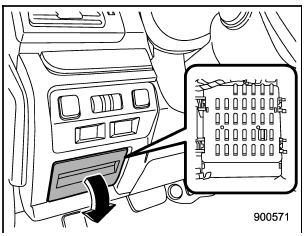 One is located under the instrument panel