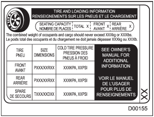 The vehicle placard shows original