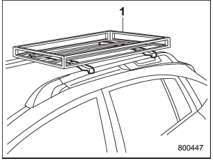 1) Roof rack