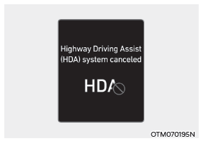 Highway Driving Assist operating